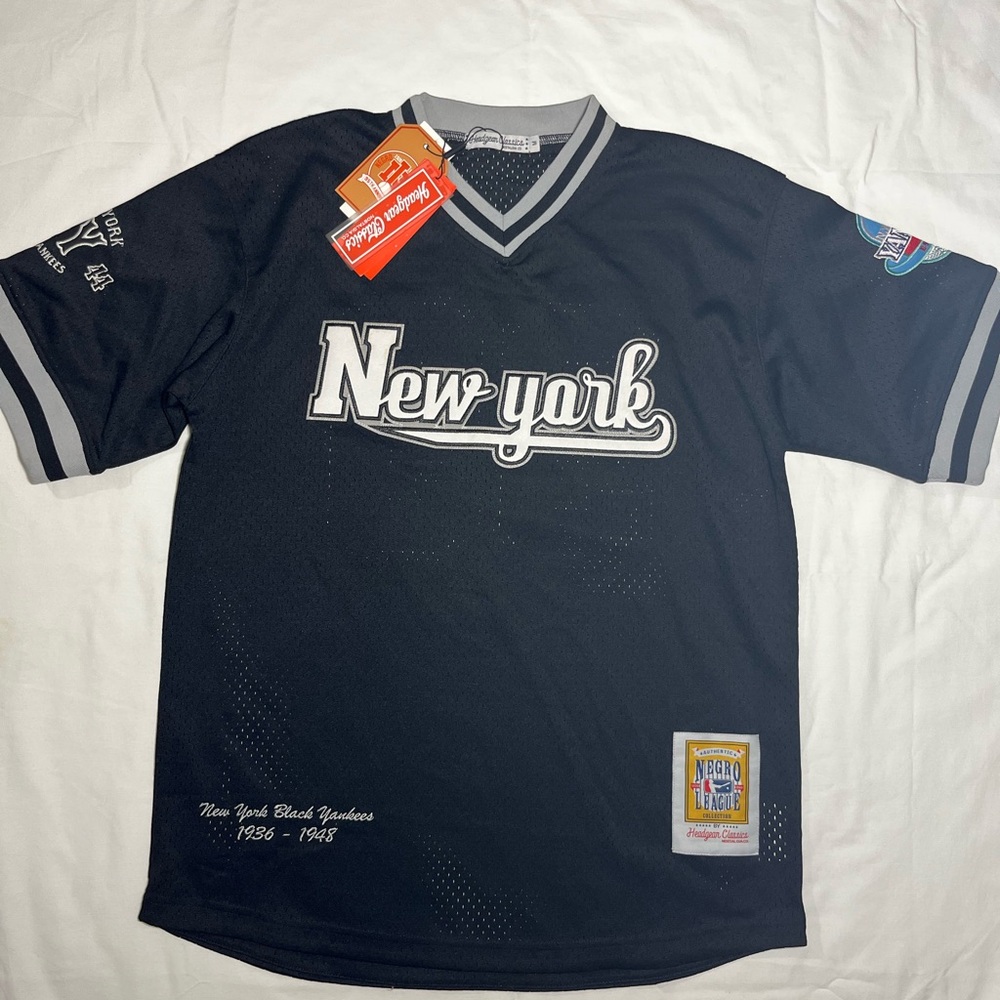 New York Black and Gray Men's Jersey